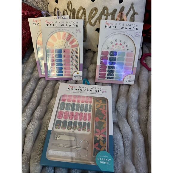 Nail polish gel wrap stickers manicure paint color pedicure nails toes nib nwt - Picture 1 of 4